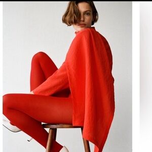 NWT ZARA 🎄holiday SCARF BLOUSE COLLECTION 
Size XS
🚨 FINAL PRICE NO OFFER ACCEPT